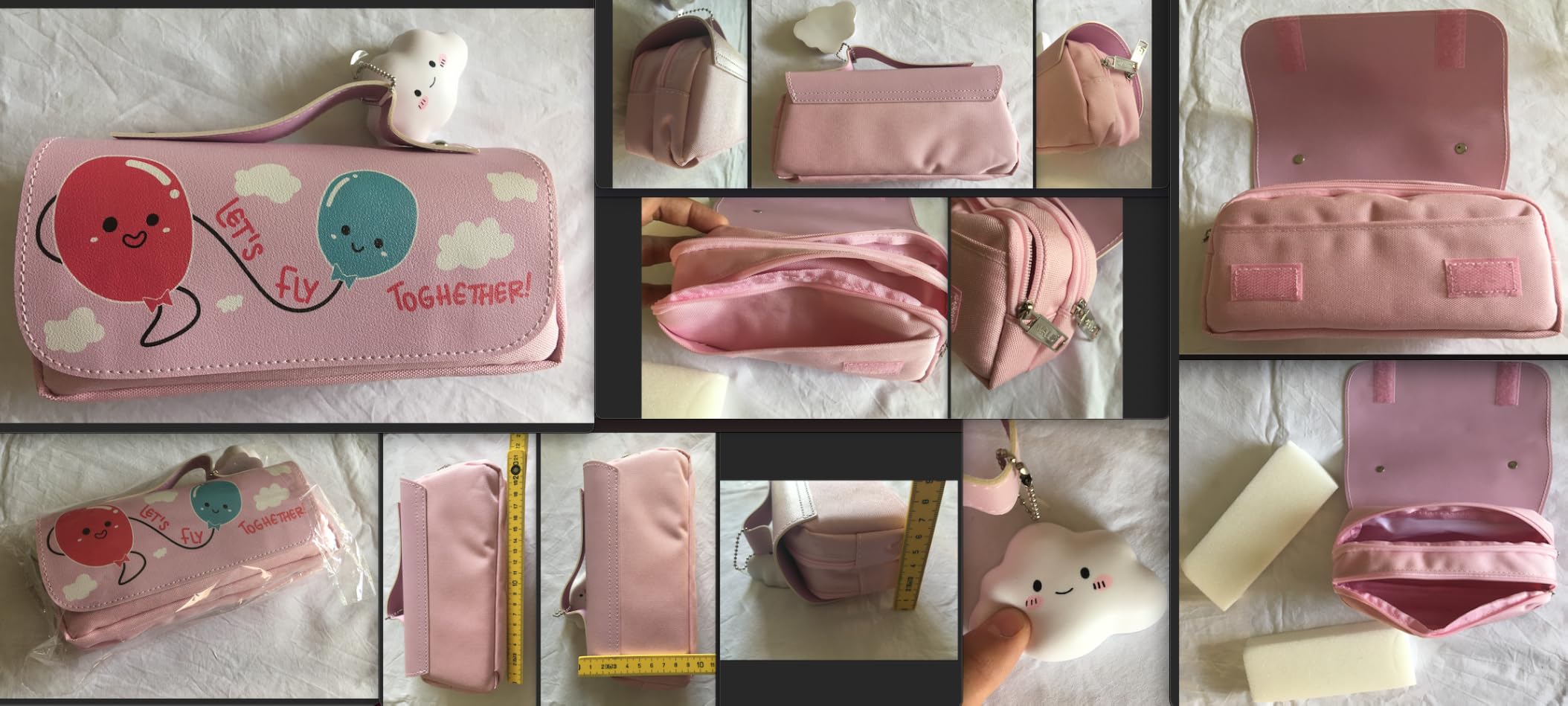 Wald Junior borsina Palloncini rosa bambina 20x7x11 cm