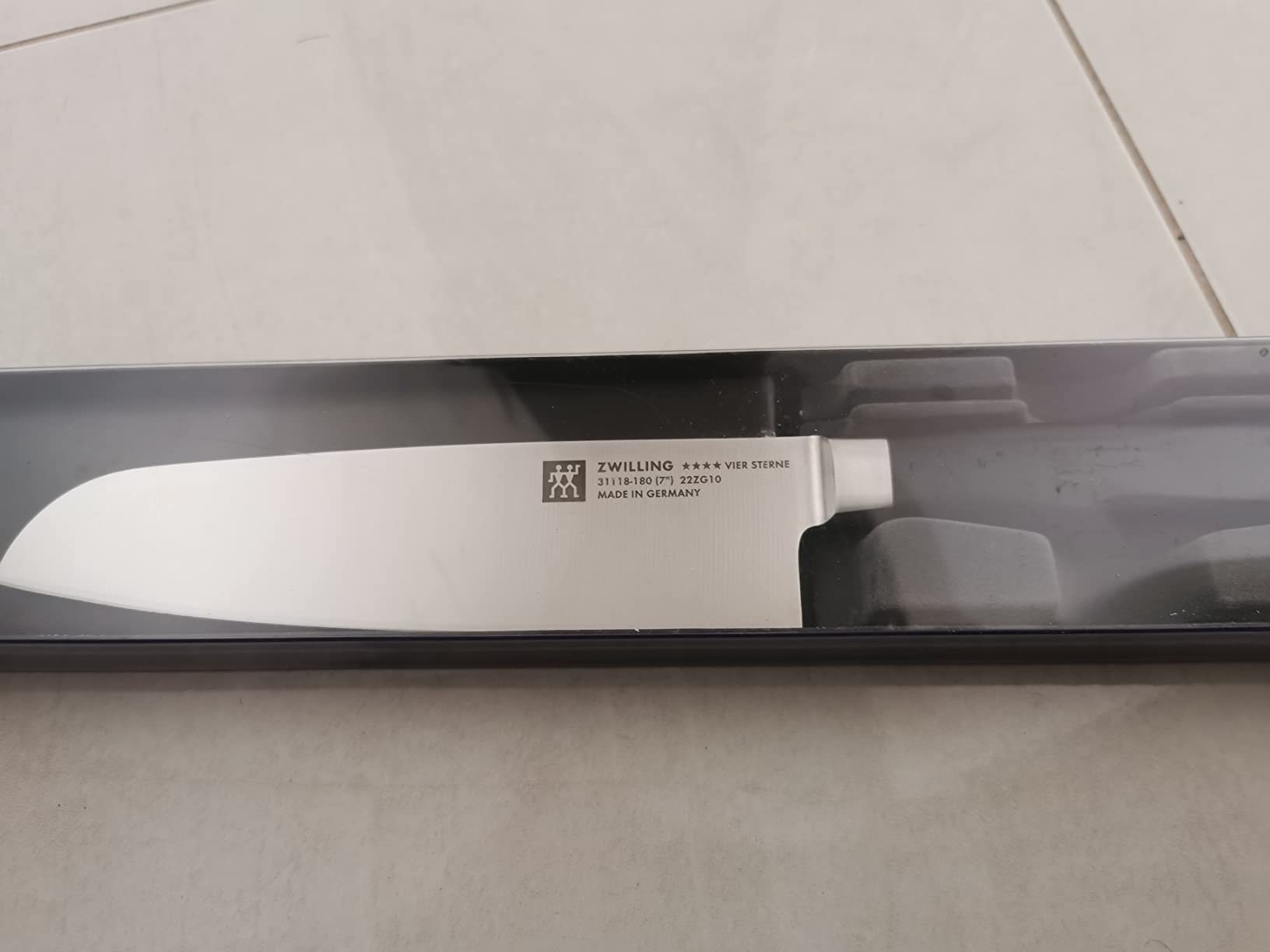 Zwilling Vier Sterne Coltello Santoku 18 cm Forgiato
