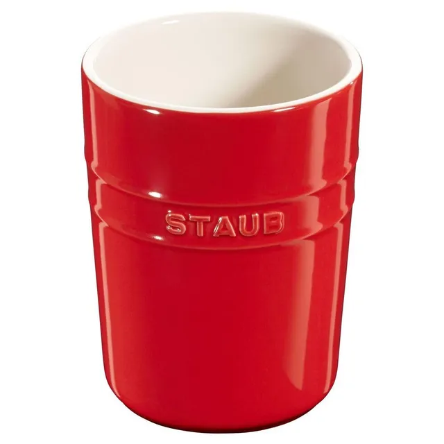 Staub Ceramic portautensili ceramica rosso 11 cm
