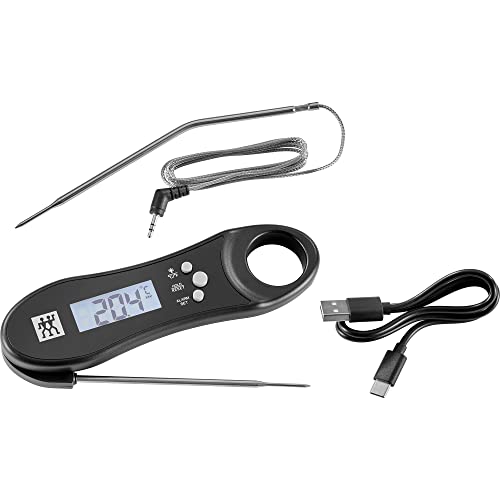 Zwilling BBQ+ Termometro Cucina Digitale Doppia Sonda Nero