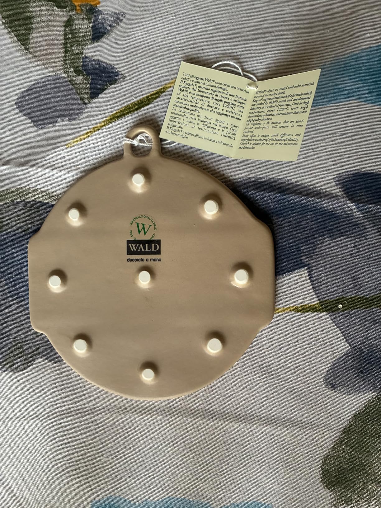 Wald Tavola e cucina sottopentola ceramica 17x18 cm antracite