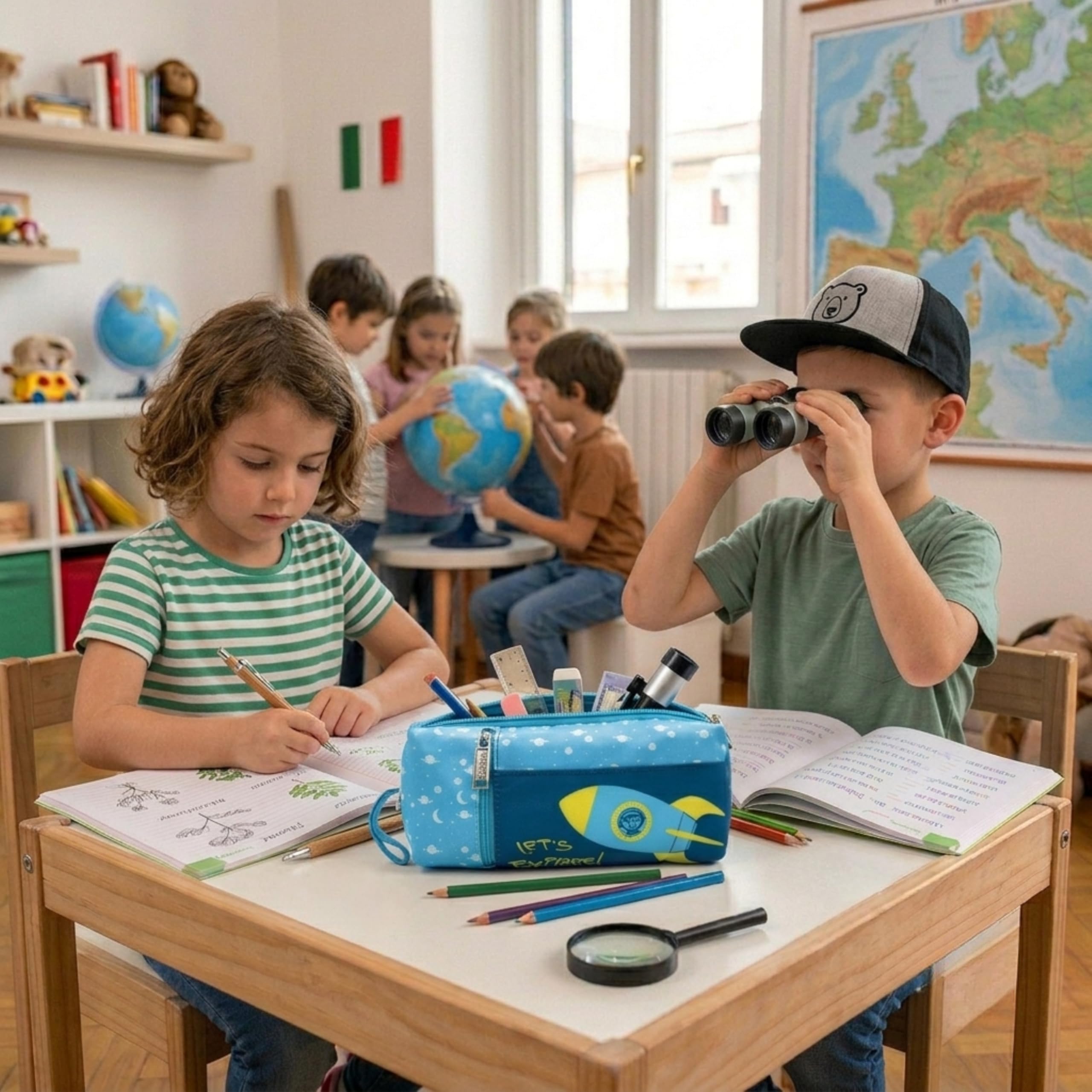 Wald Junior Astuccio Explore portapenne scuola 20x7x10 cm