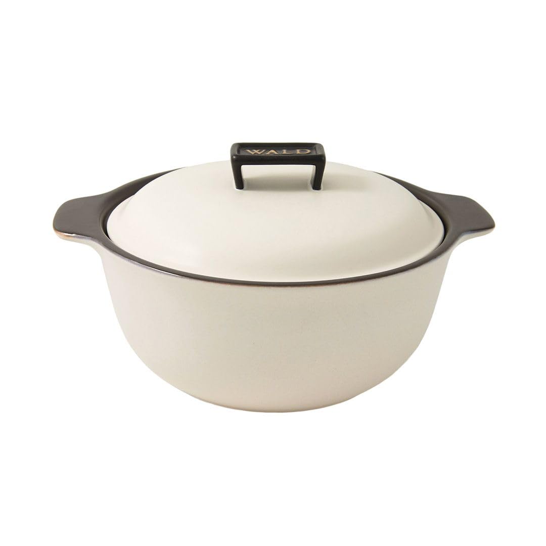 Wald Cottura pentola ceramica 400 cl bianco fiamma e forno