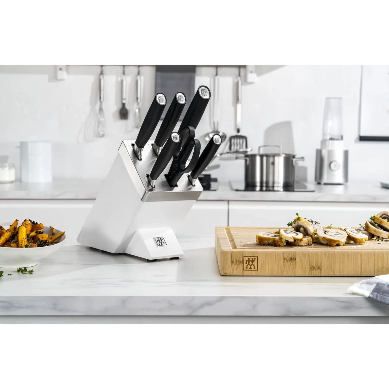 ZWILLING All Star set 7 pz con ceppo bianco autoaffilante