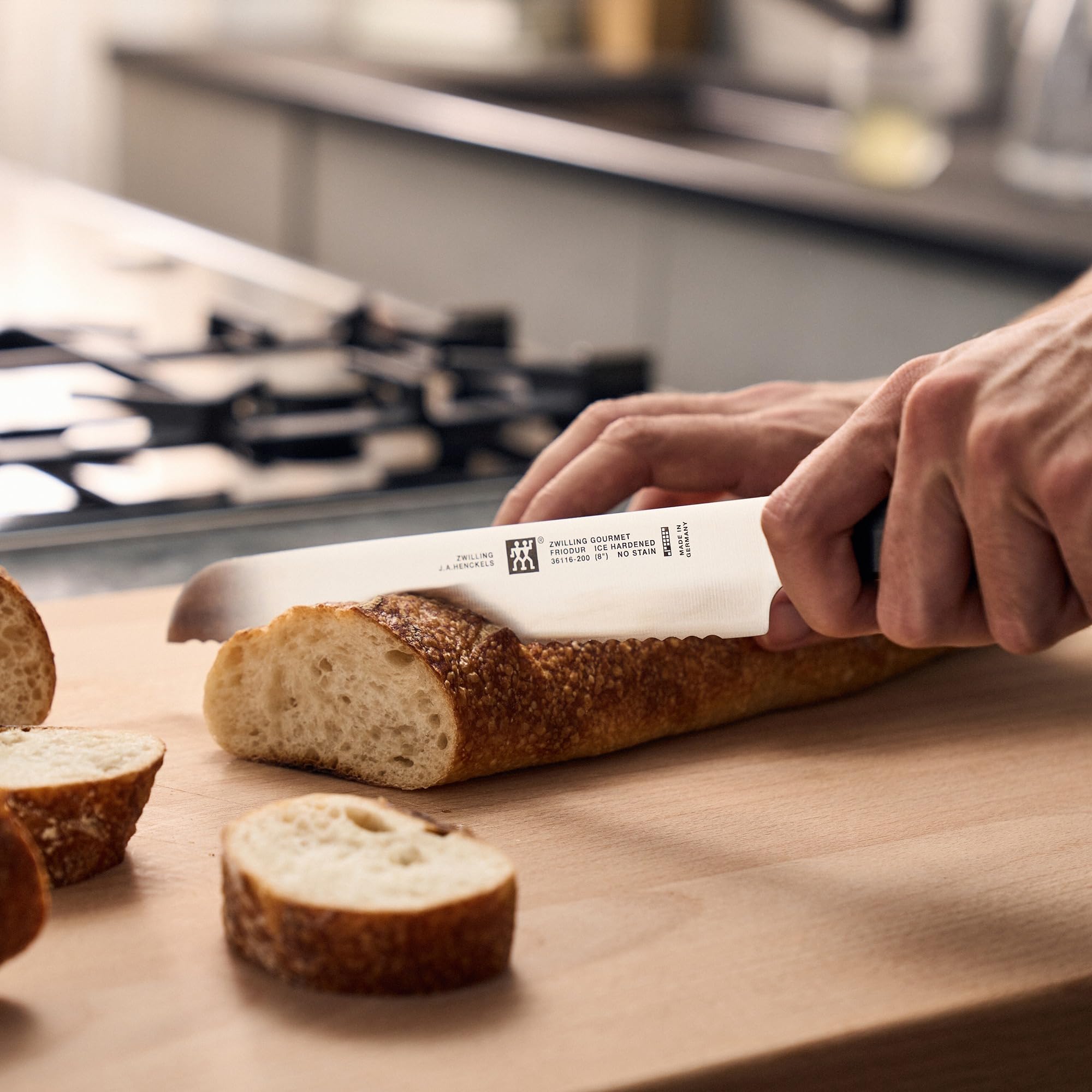 Zwilling Gourmet coltello pane 20,3 cm acciaio inox