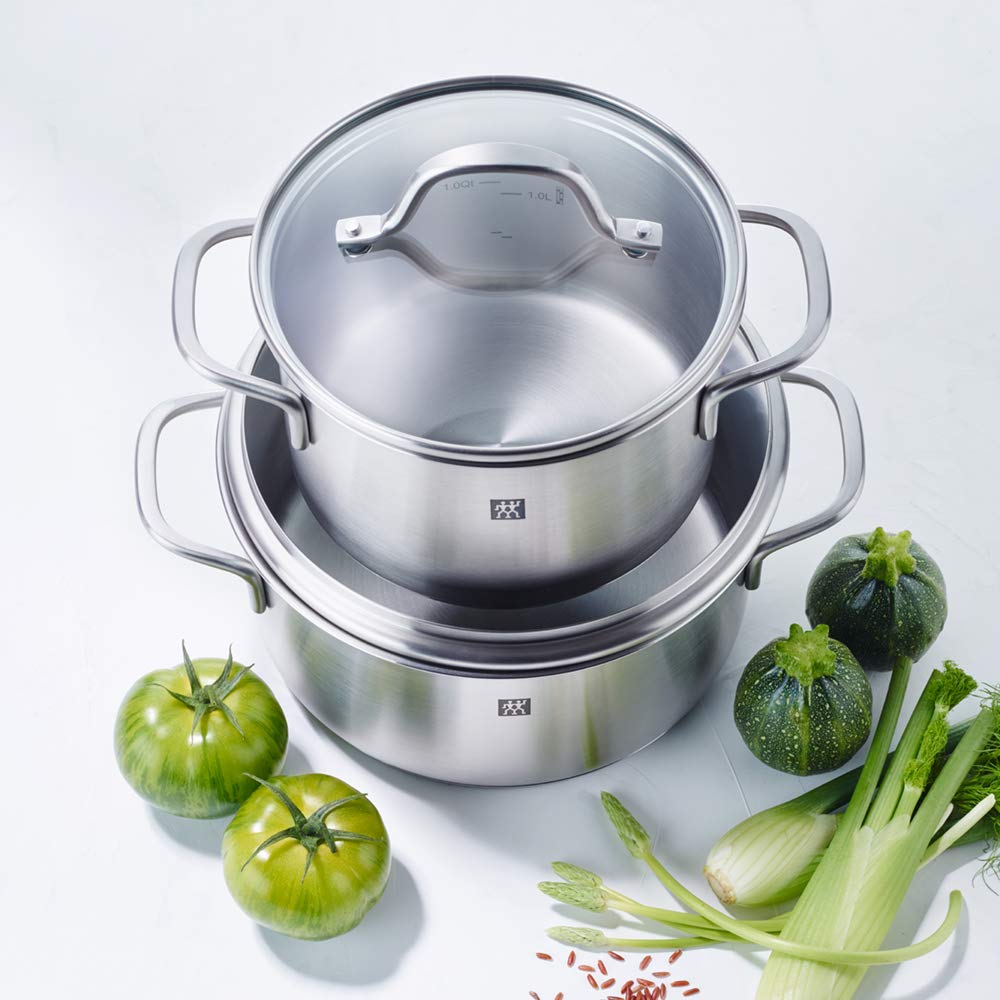 Zwilling Flow batteria pentole 5 pezzi acciaio inox induzione