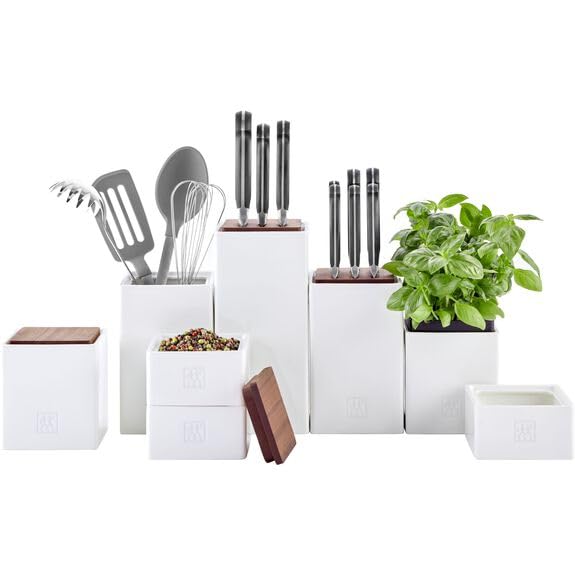 Zwilling contenitore ceramica medium coperchio legno erbe