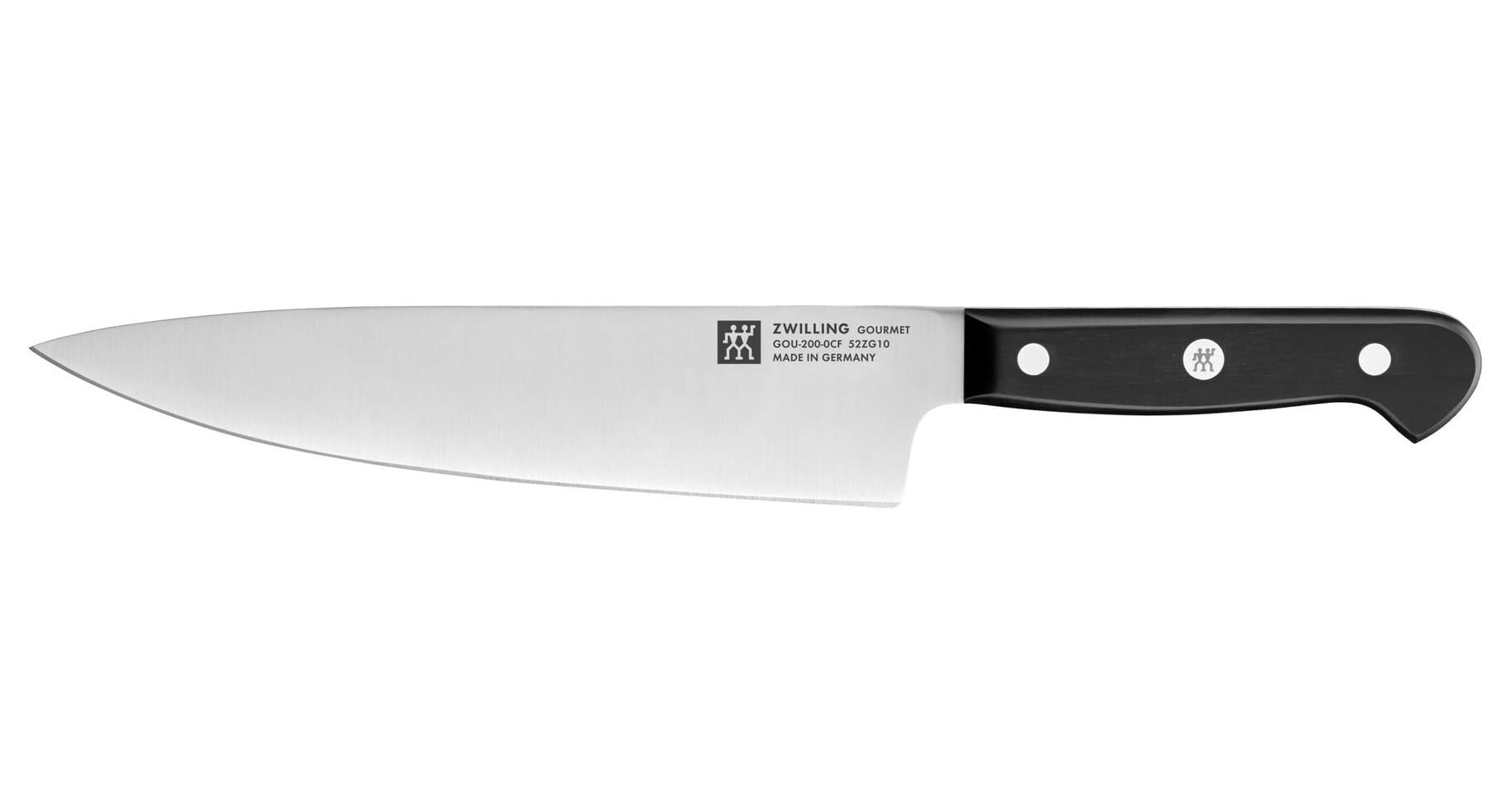 Zwilling Gourmet set 3 coltelli cucina acciaio inox 20/16/10 cm
