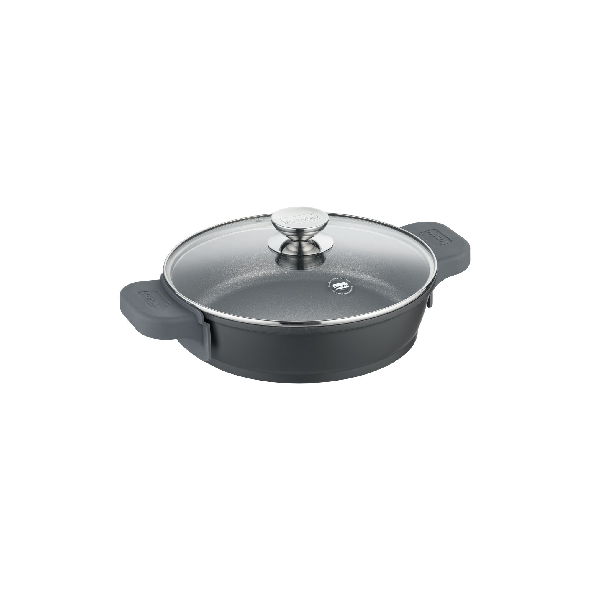 Berndes Vario Click padella servire 28 cm coperchio vetro