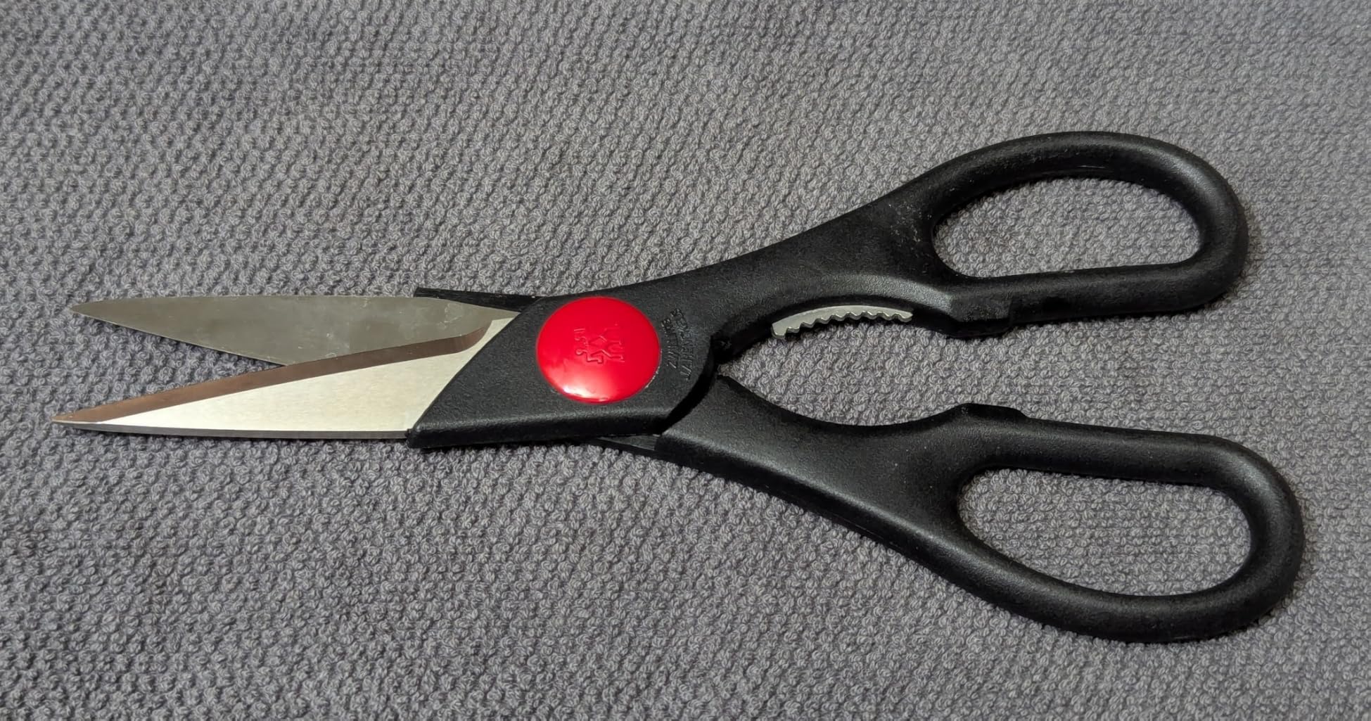 Zwilling Forbici Cucina Nero/Inox Acciaio Forgiato Apribottiglie