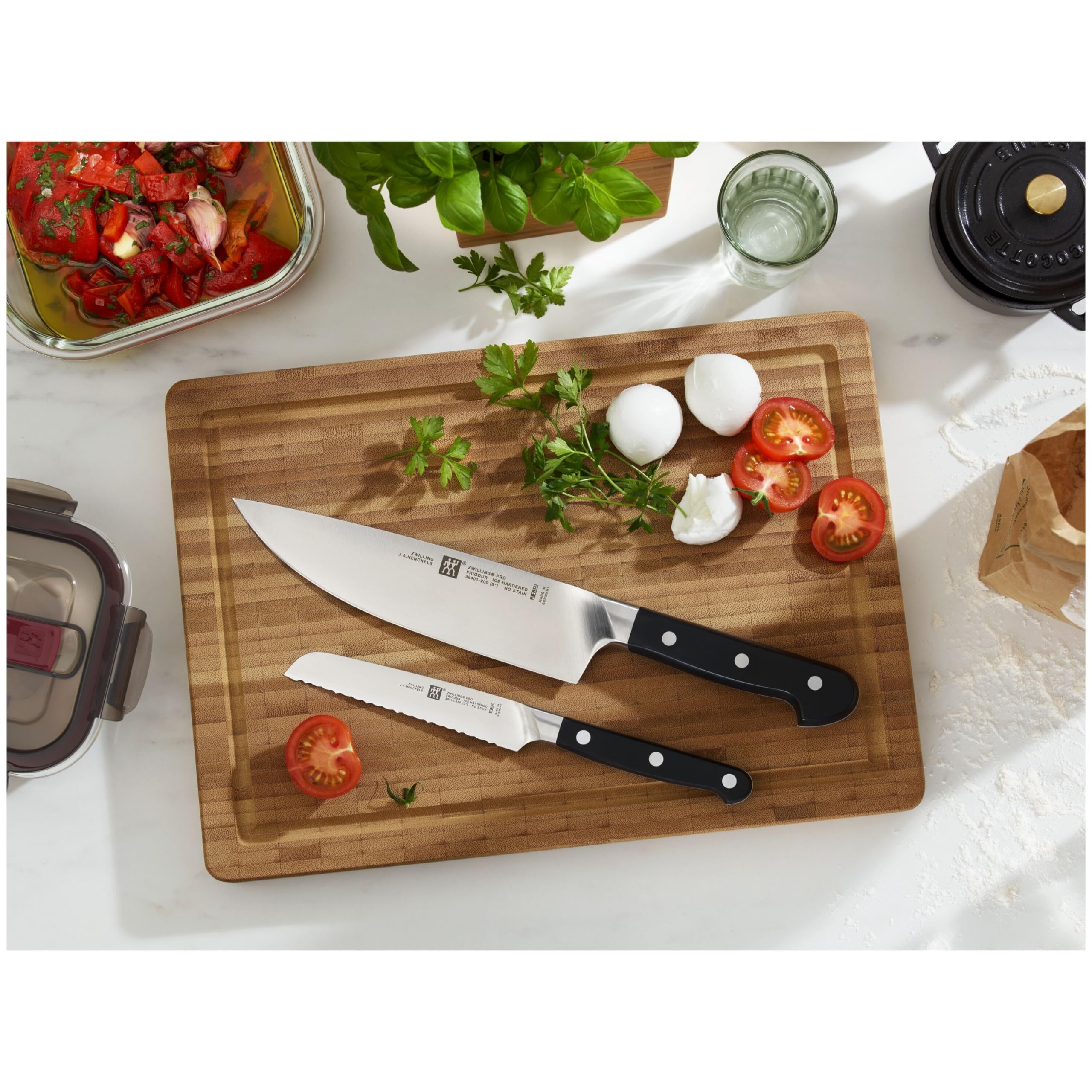 Zwilling Pro coltello chef acciaio Friodur 3 rivetti