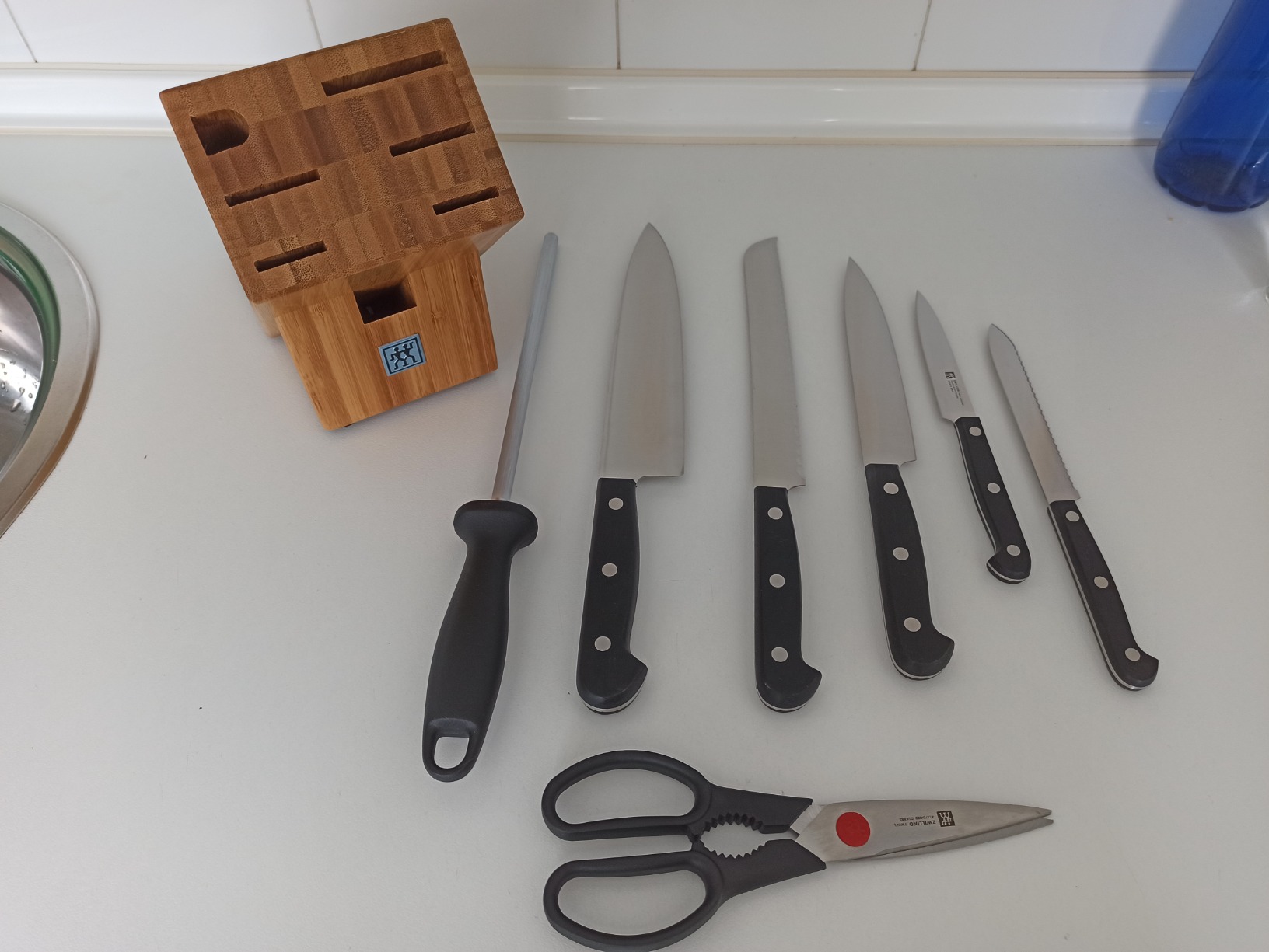 Zwilling Twin Gourmet Ceppo Coltelli 8 Pezzi Bambù