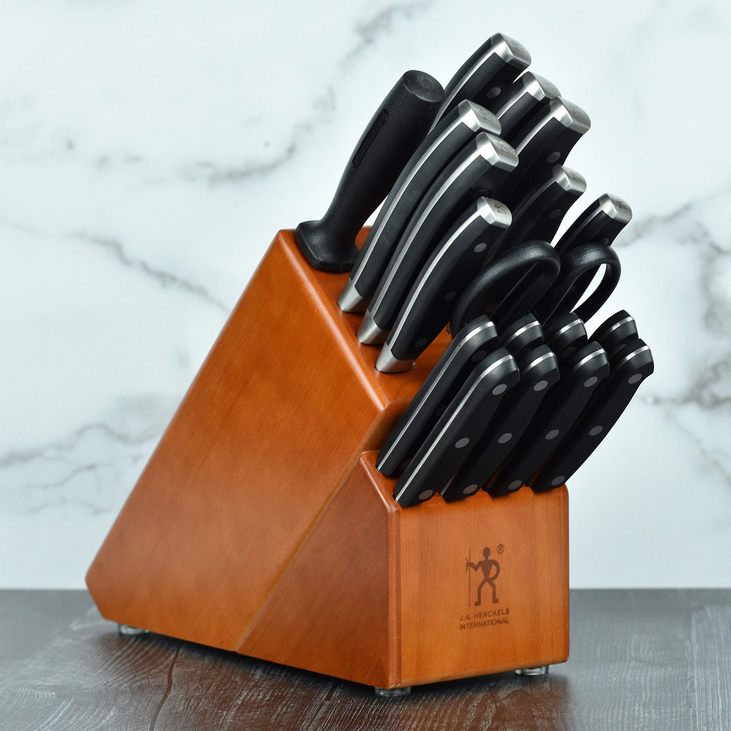 J.A. Henckels Forged Premio Set Coltelli 19 Pezzi Ciliegio
