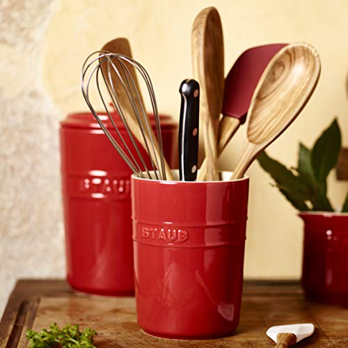 Staub Ceramic portautensili ceramica rosso 11 cm