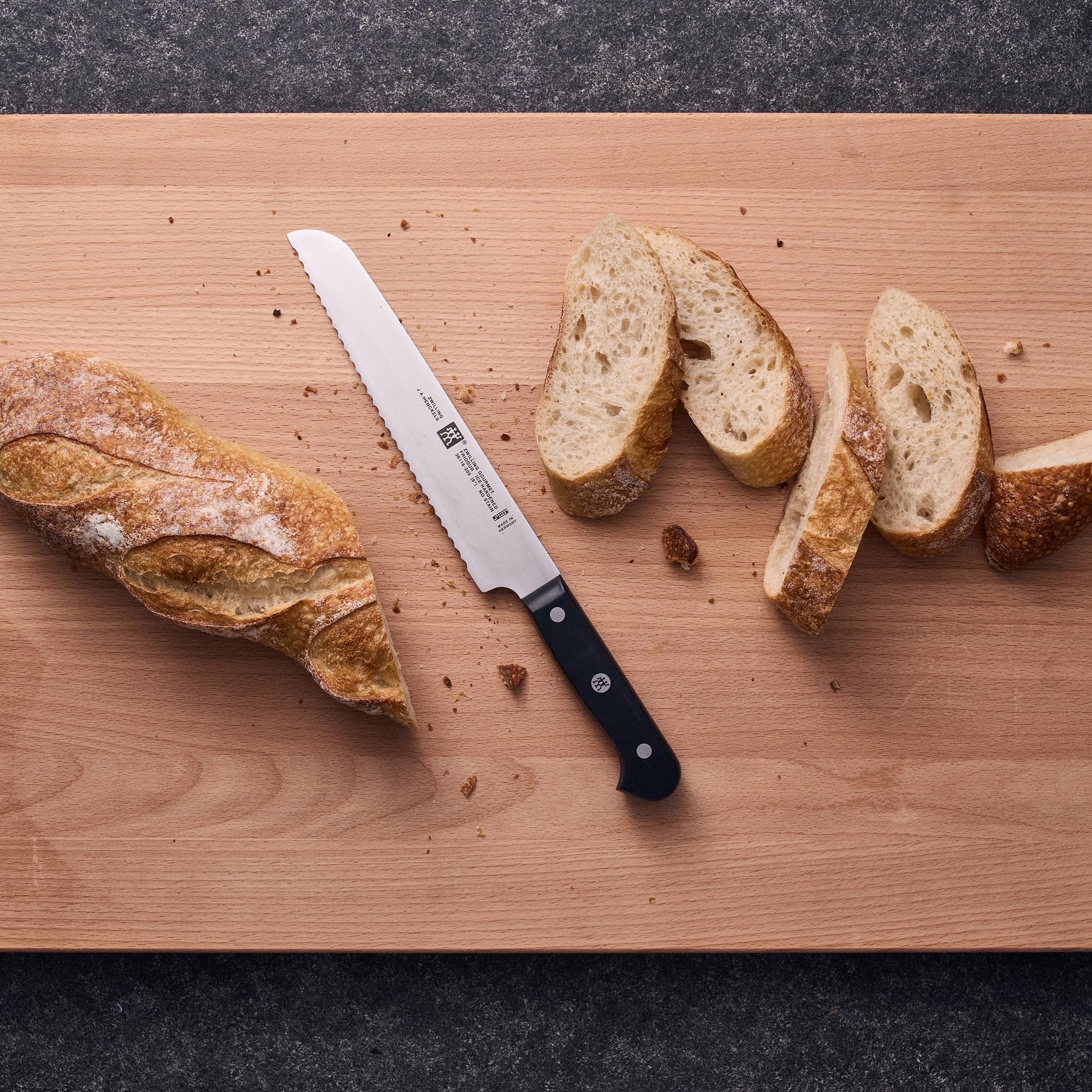 Zwilling Gourmet coltello pane 20,3 cm acciaio inox