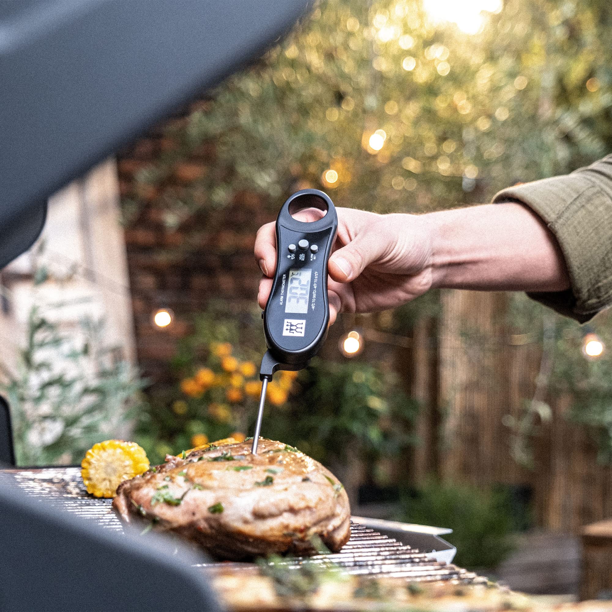 Zwilling BBQ+ Termometro Cucina Digitale Doppia Sonda Nero