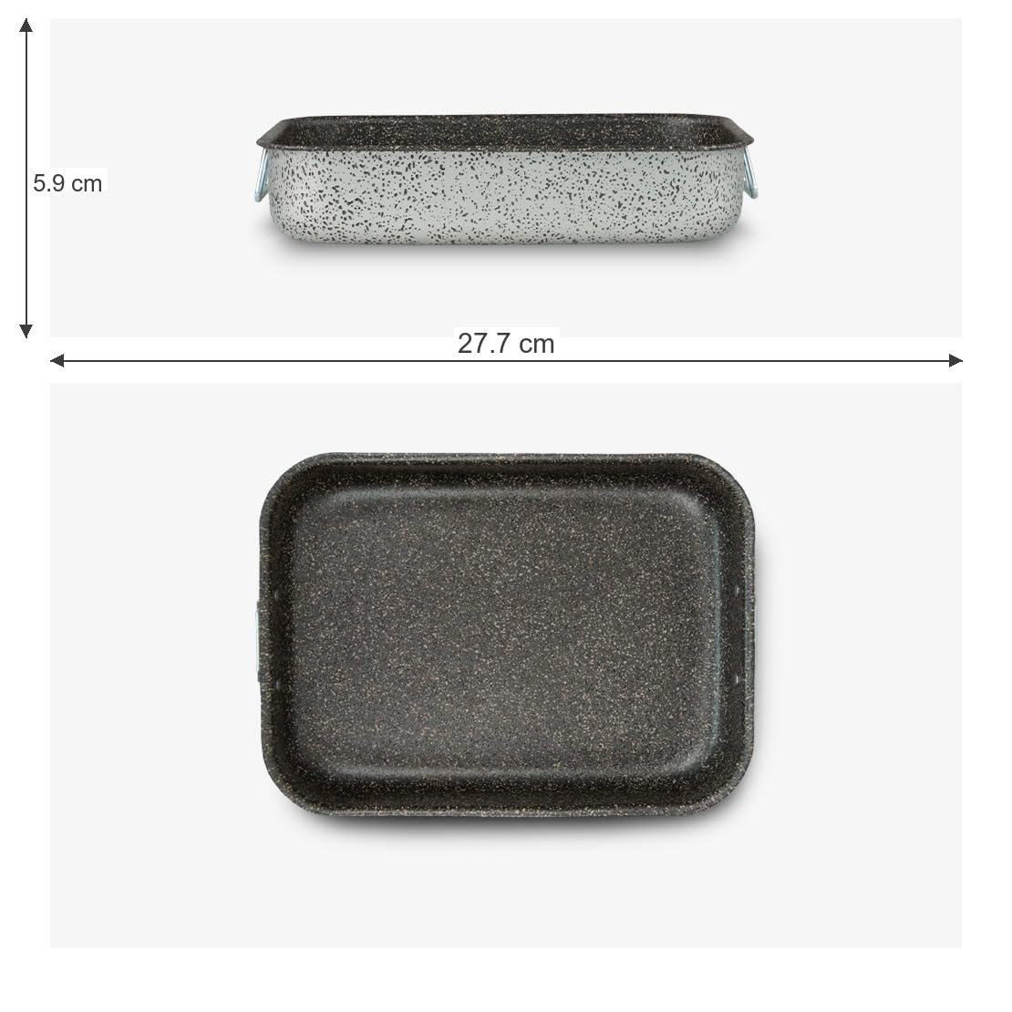 Mamù Janet 2.0 rostiera antiaderente 25 cm alluminio