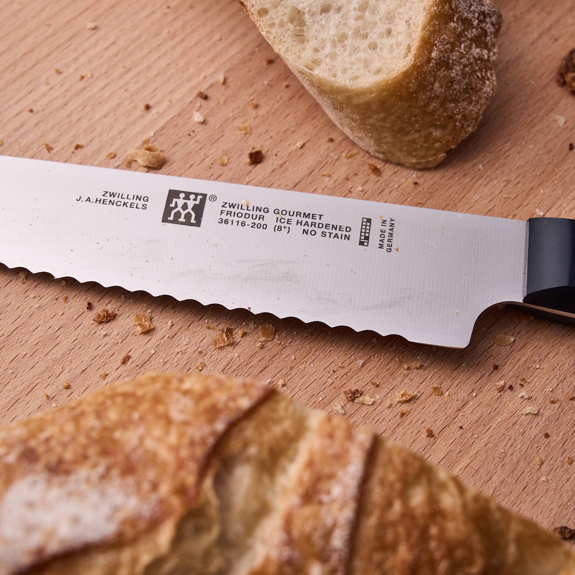 Zwilling Gourmet coltello pane 20,3 cm acciaio inox