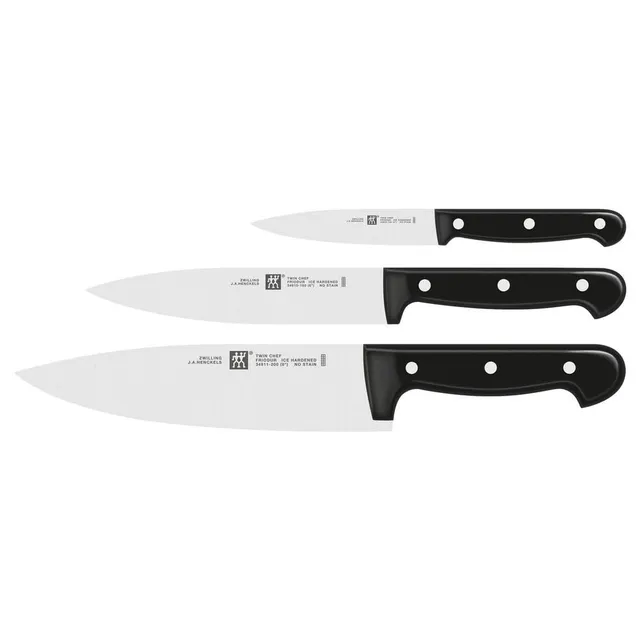 ZWILLING Twin Chef 2 set coltelli 3 pezzi acciaio forgiati