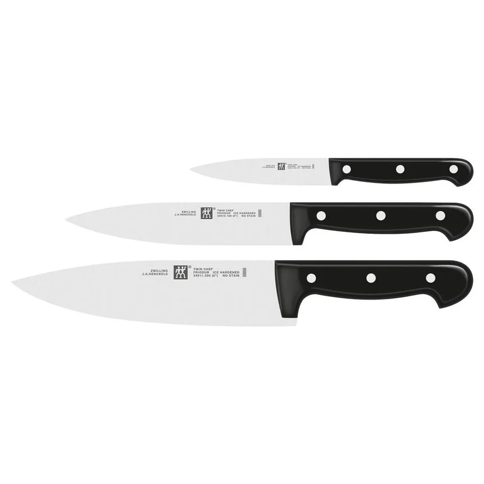 ZWILLING Twin Chef 2 set coltelli 3 pezzi acciaio forgiati