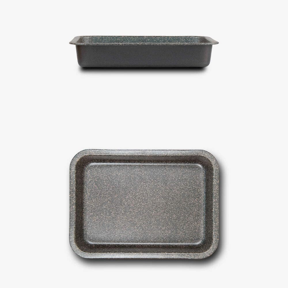 Mamù Happy Stone Teglia Rettangolare Alta 40x33 antiaderente