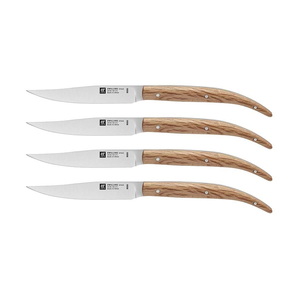 ZWILLING Steak-Sets Set 4 Coltelli Bistecca Acciaio