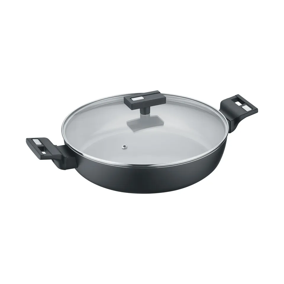 Berndes B.Clever Padella Alta 24 cm con Coperchio Induzione