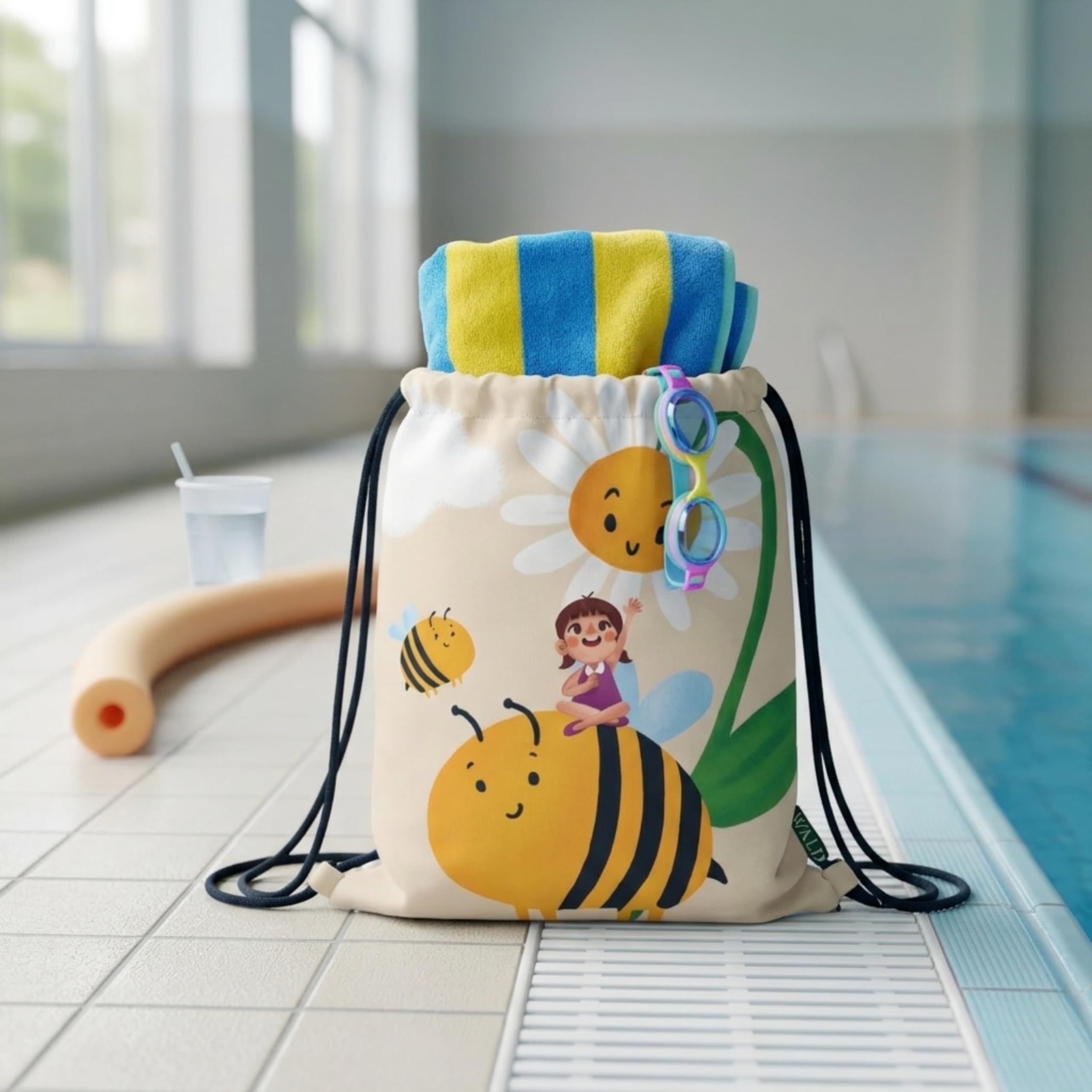 Wald Junior Sacca Apina zainetto cordoncino 34x42 cm