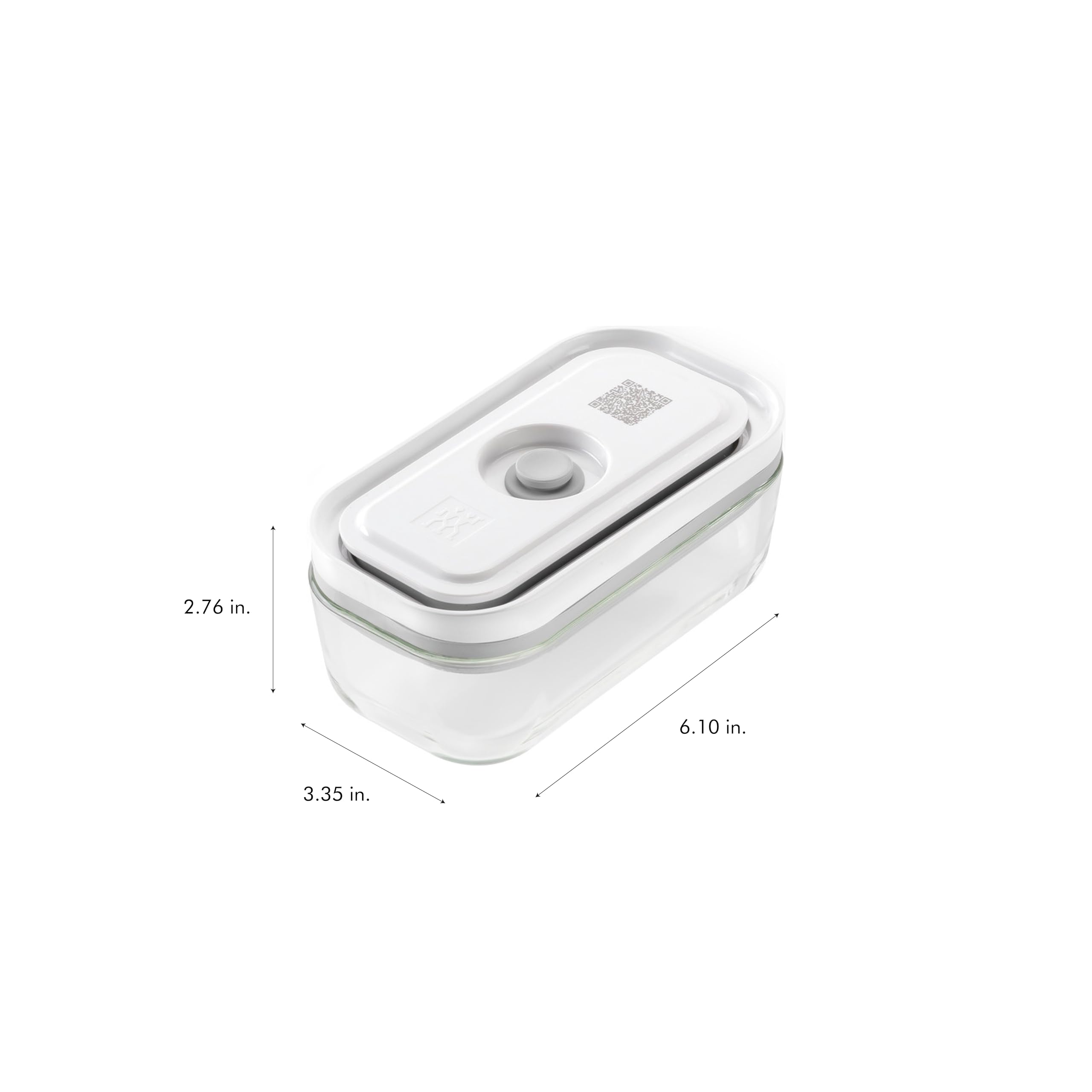 Zwilling Fresh & Save Set 3 Contenitori Vetro Sottovuoto