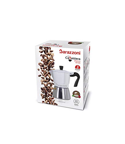 Barazzoni La Caffettiera moka ibrida 3 tz con tazze vetro