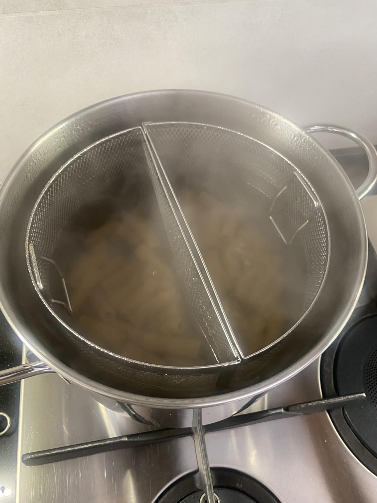 Barazzoni spaghettiere doppio cestello ø 22 cm inox