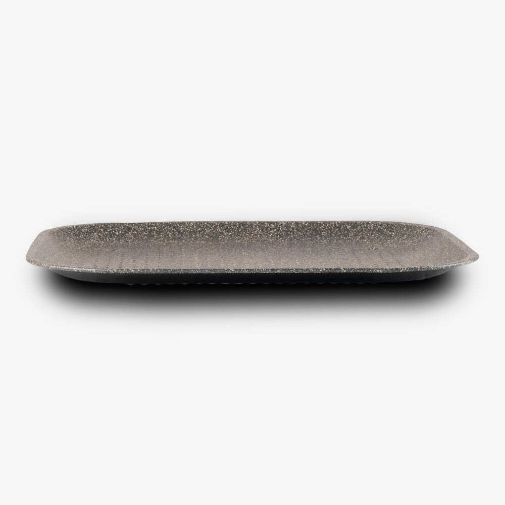 Mamù Happy Stone Teglia Rettangolare Forata 39x42 alluminio