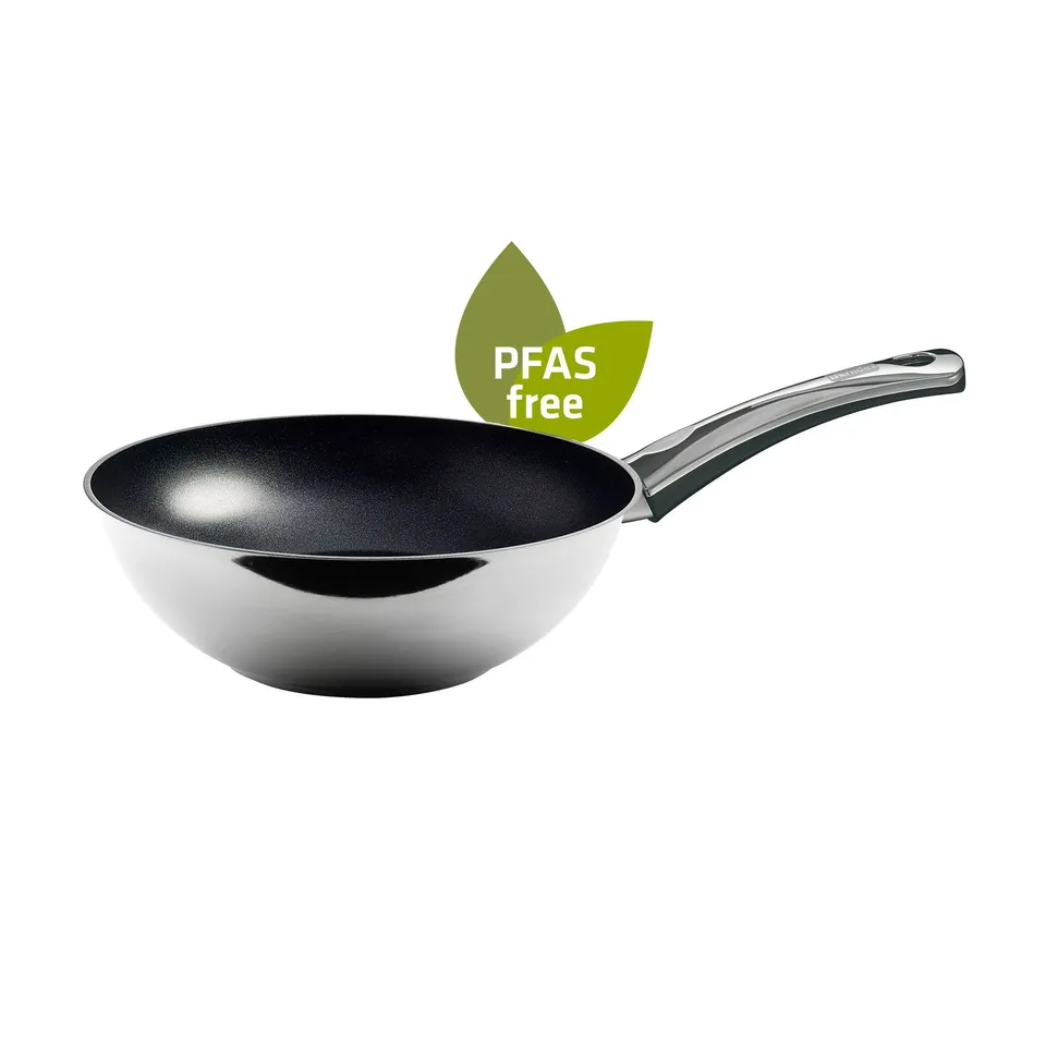Berndes Injoy Wok 28 cm Acciaio Senza PFAS