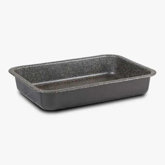 Mamù Happy Stone Teglia Rettangolare Alta 40x33 antiaderente