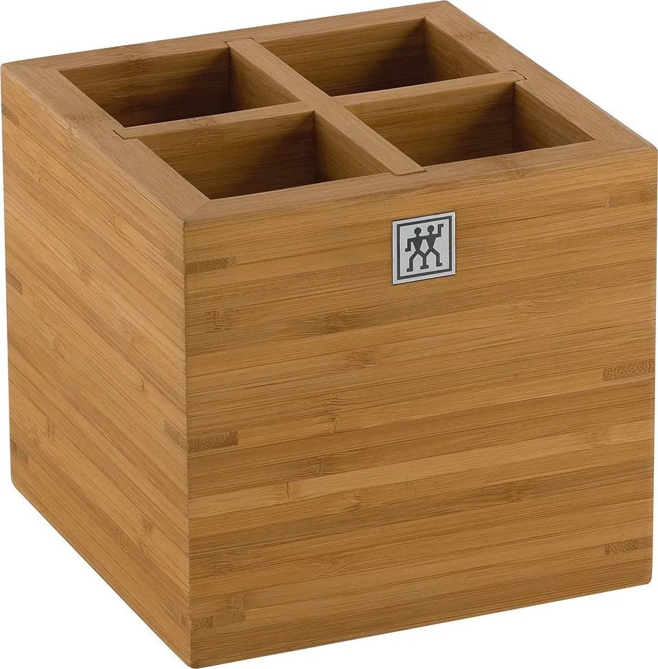 ZWILLING portautensili bambù 11x11 cm salvaspazio
