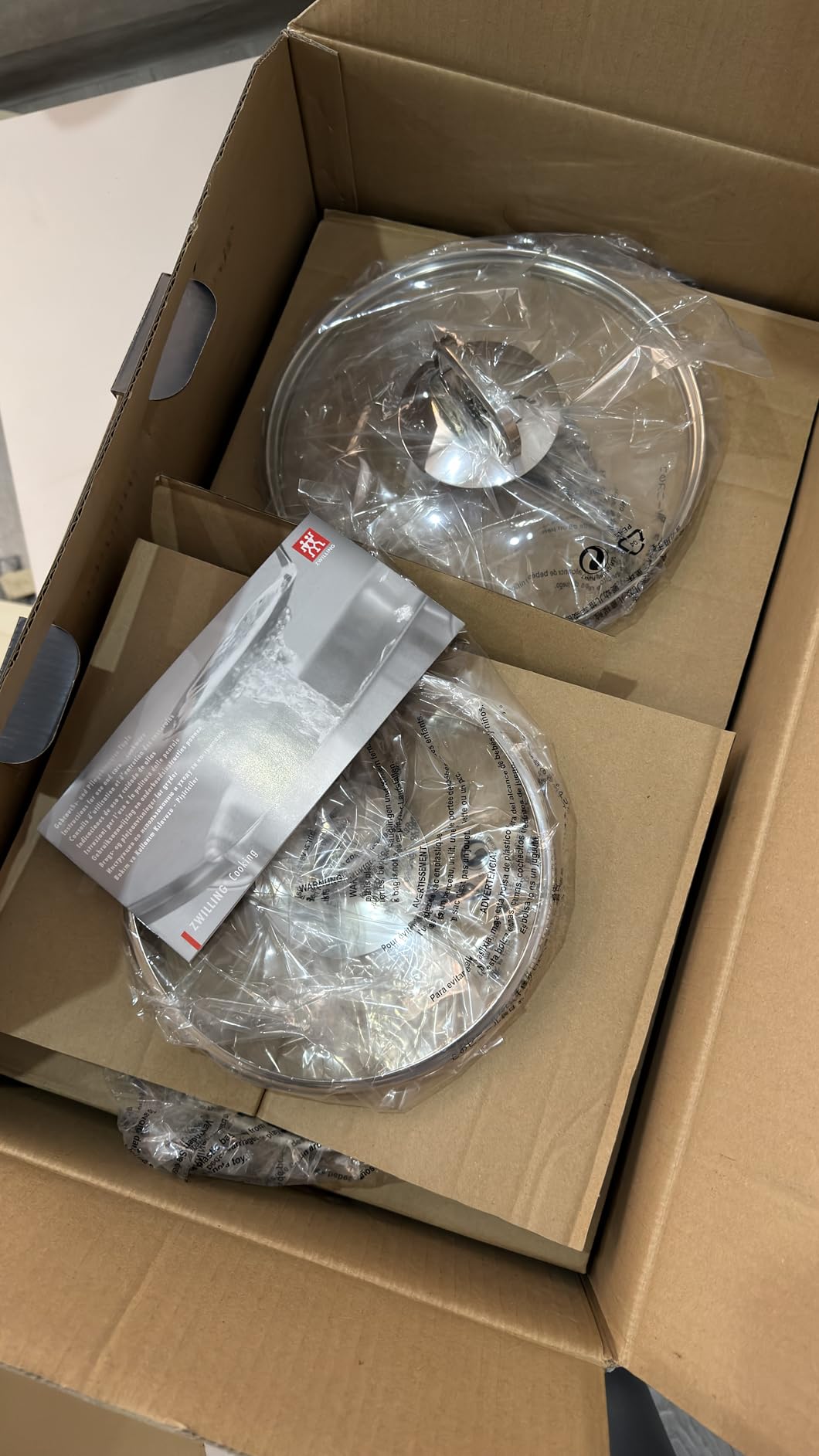 Zwilling Quadro batteria pentole 5 pezzi acciaio induzione