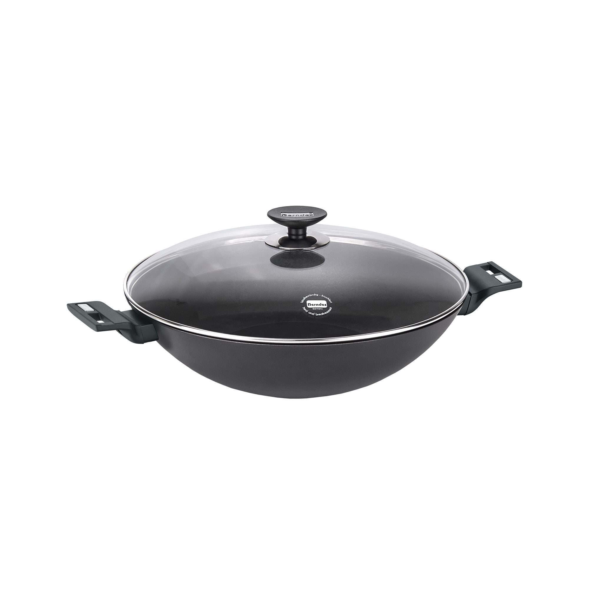 Berndes b.smart Wok 36 cm con coperchio antiaderente induzione