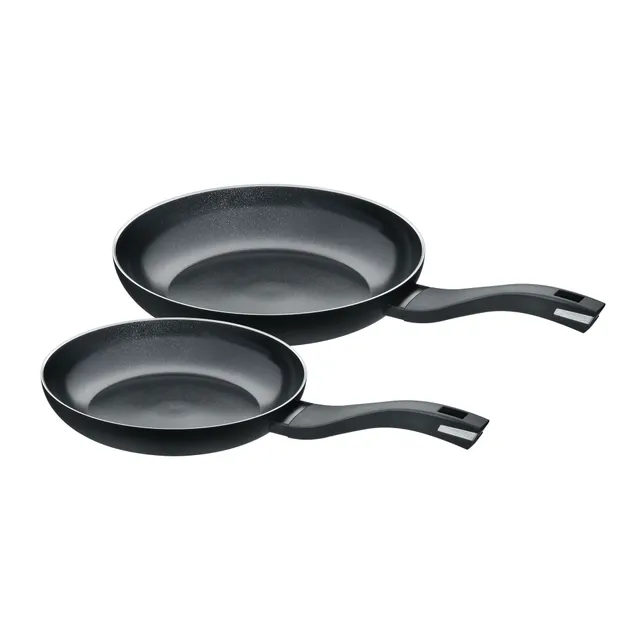 Berndes Alu Recycled set padelle 24+28 cm nero antiaderente