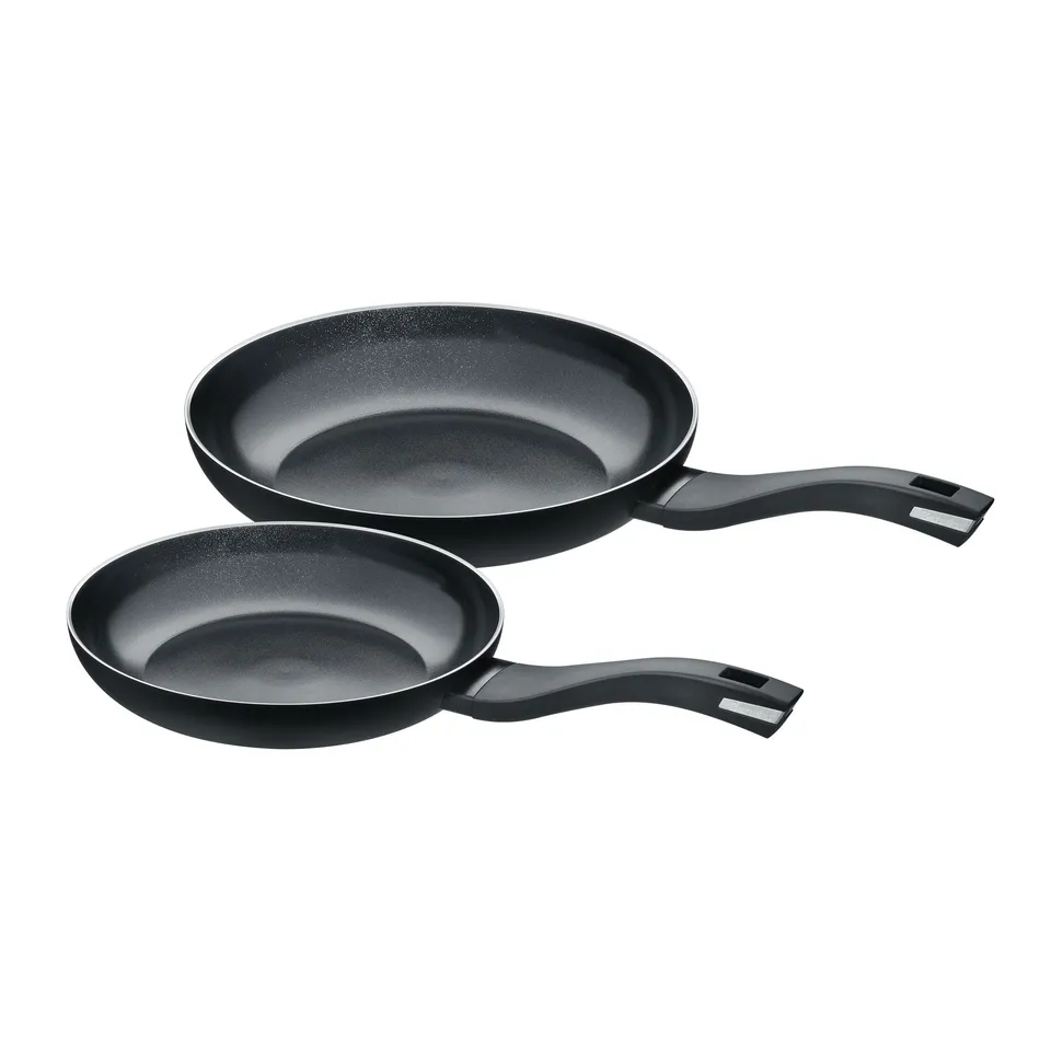 Berndes Alu Recycled set padelle 24+28 cm nero antiaderente