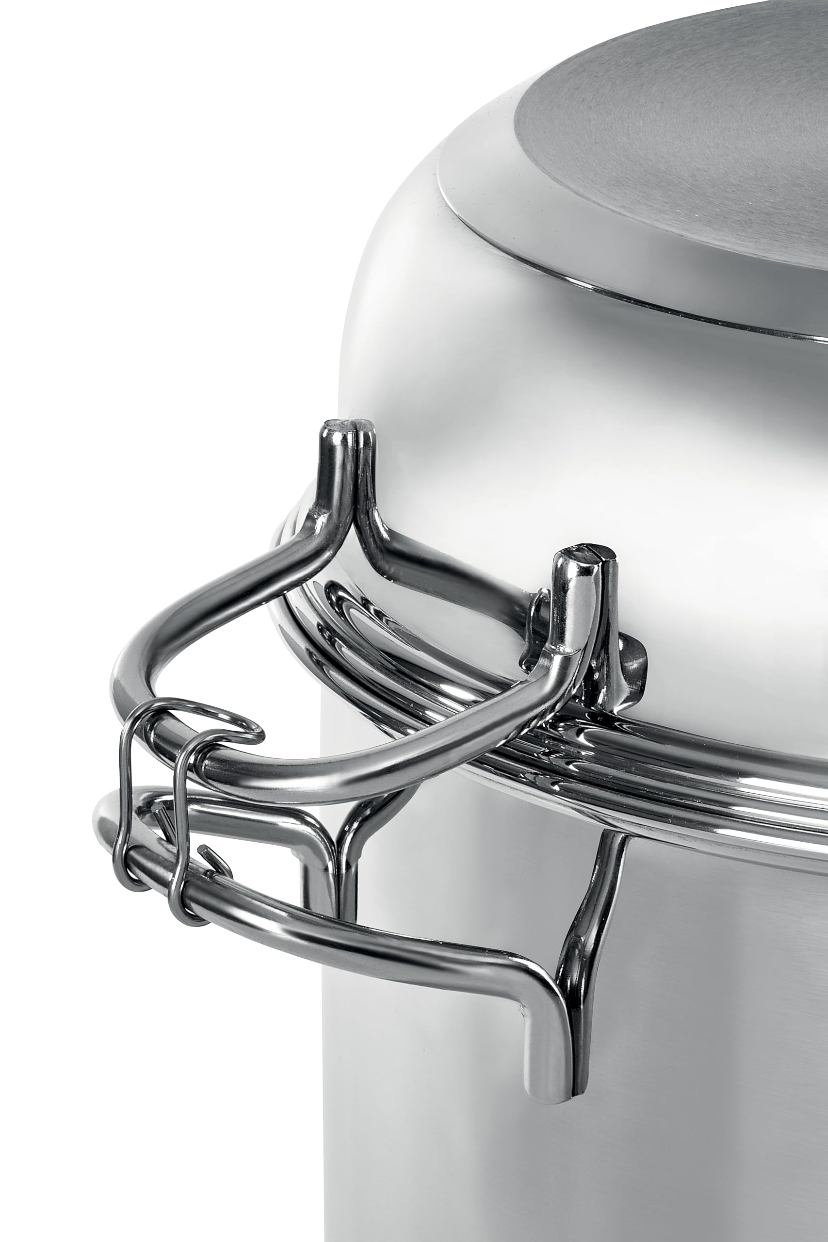 Barazzoni Camping Set 8 Pezzi Batteria Pentole Inox 18/10