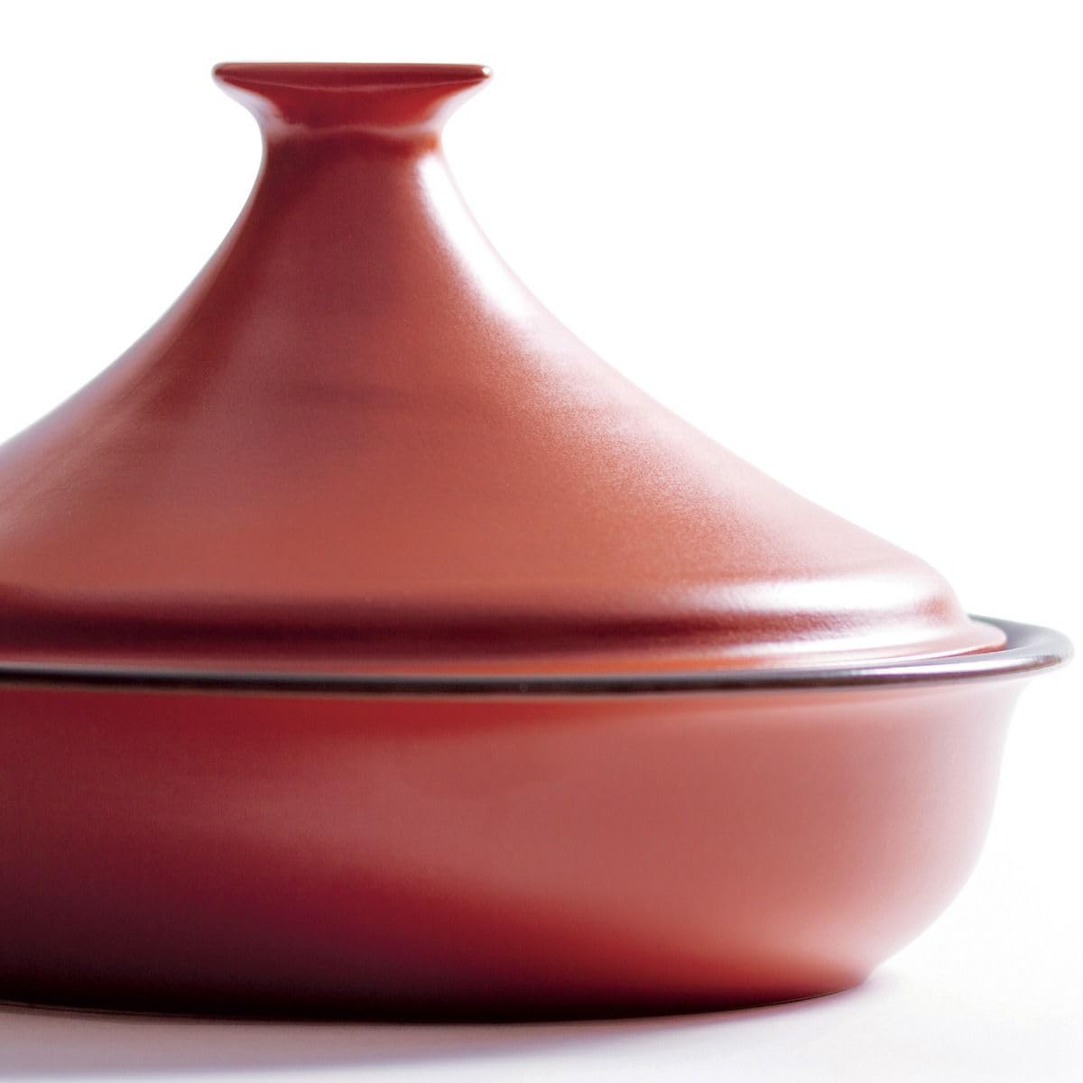 Wald Cottura tajine argilla rossa 31,5 cm pentola lenta