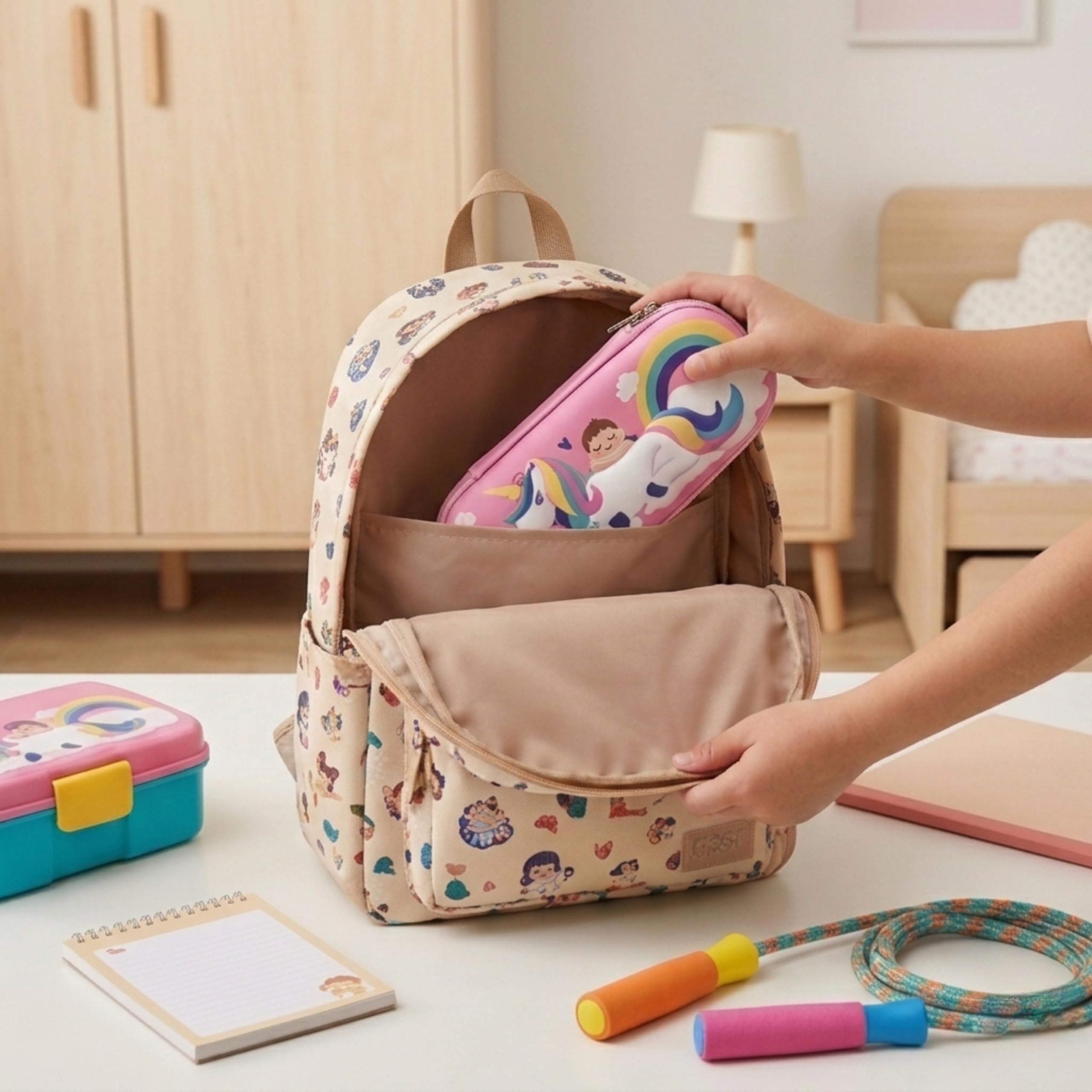 Wald Junior Avventure Felici astuccio unicorno 23 cm