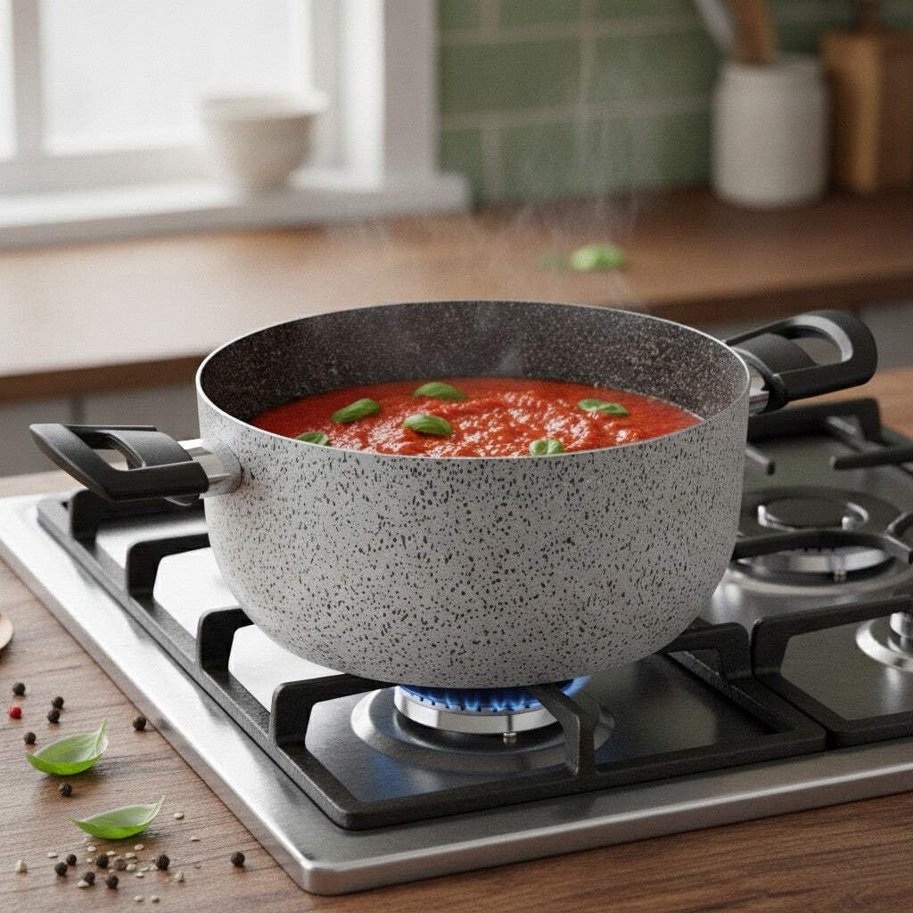 Mamù Janet 2.0 Casseruola 22 cm Antiaderente 2 Manici