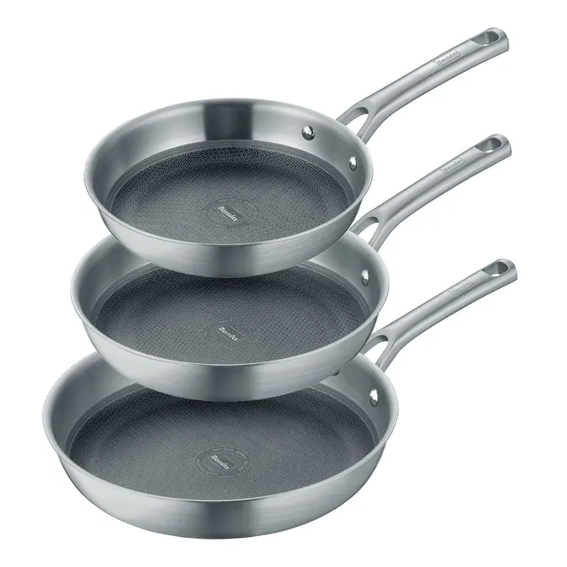 Berndes Tricion Resist set padelle 20+24+28 cm acciaio