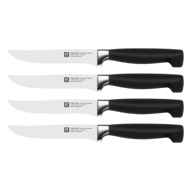 Zwilling Four Star Set 4 Coltelli Bistecca Acciaio Inox