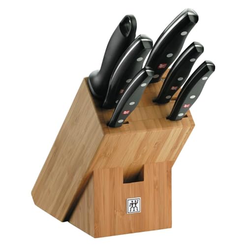 ZWILLING Twin Pollux Ceppo coltelli 7 pezzi bambù pane cuoco
