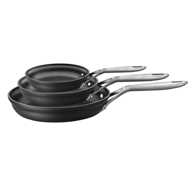 Zwilling Motion set padelle antiaderenti 3 pezzi nero