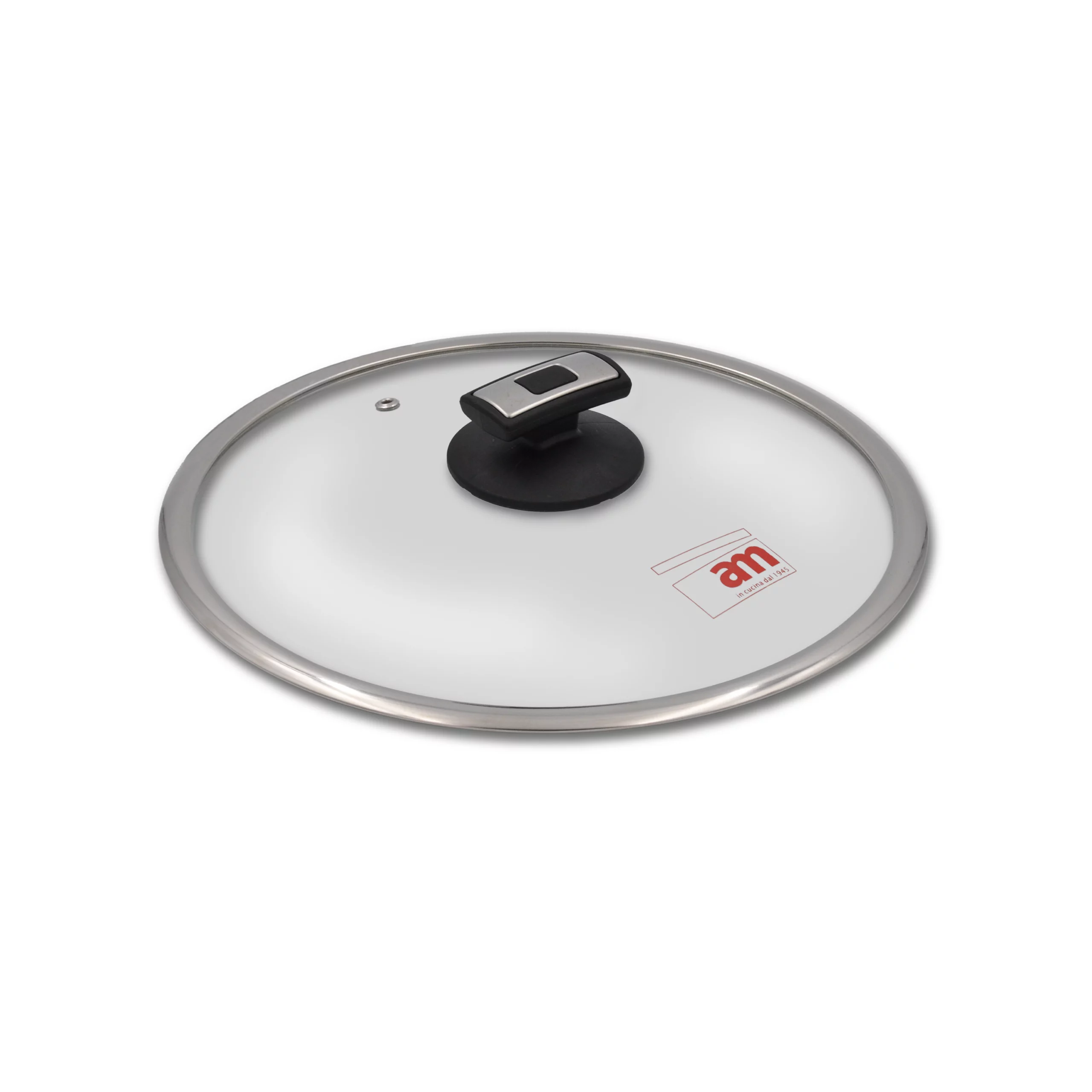 Accademia Mugnano Chef padella antiaderente 28 cm con coperchio