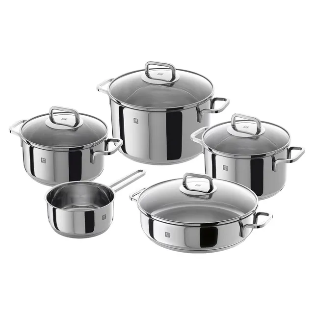 Zwilling Quadro batteria pentole 5 pezzi acciaio induzione