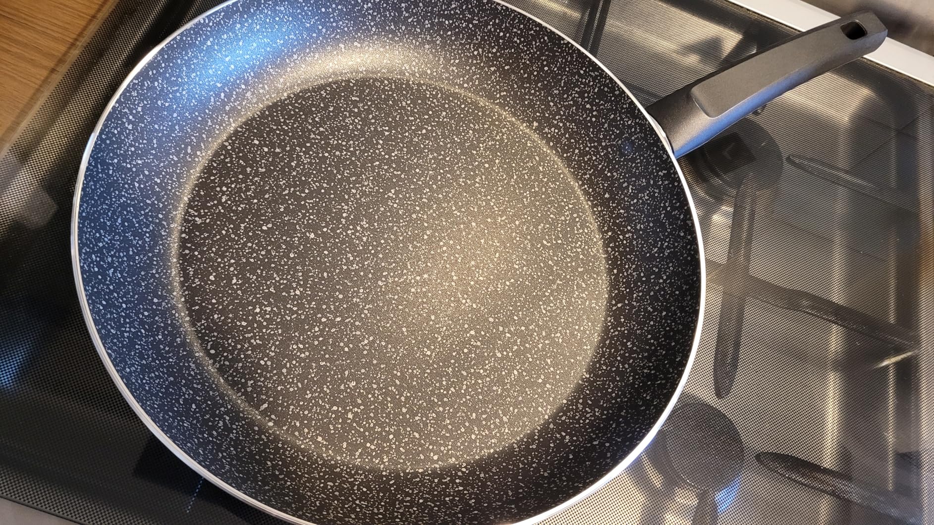 Alluflon Tradizione Italia Padella 32 cm Nero Effetto Pietra